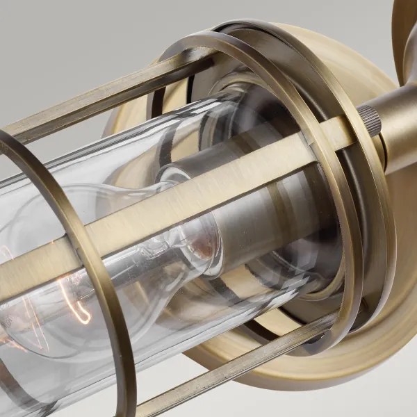 Feiss - Kültéri fali lámpa URBAN 2xE27/60W/230V IP44 bronz