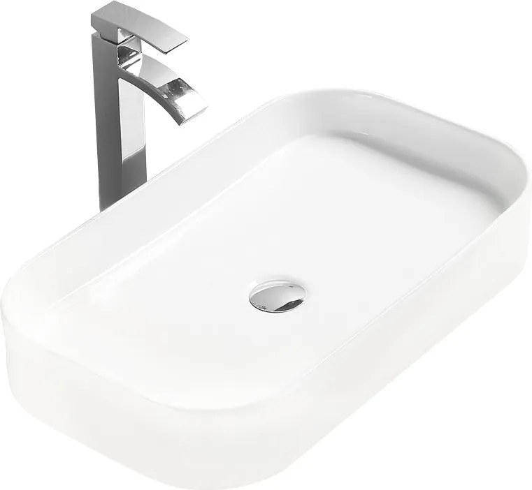 Mexen Alessia 75 x 38 cm-es pult feletti mosdó, fehér - 21577500