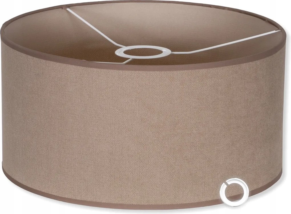 Lámpaernyő Bézs álló függőlámpához Puha Soft Anyag 35 cm e14 e27