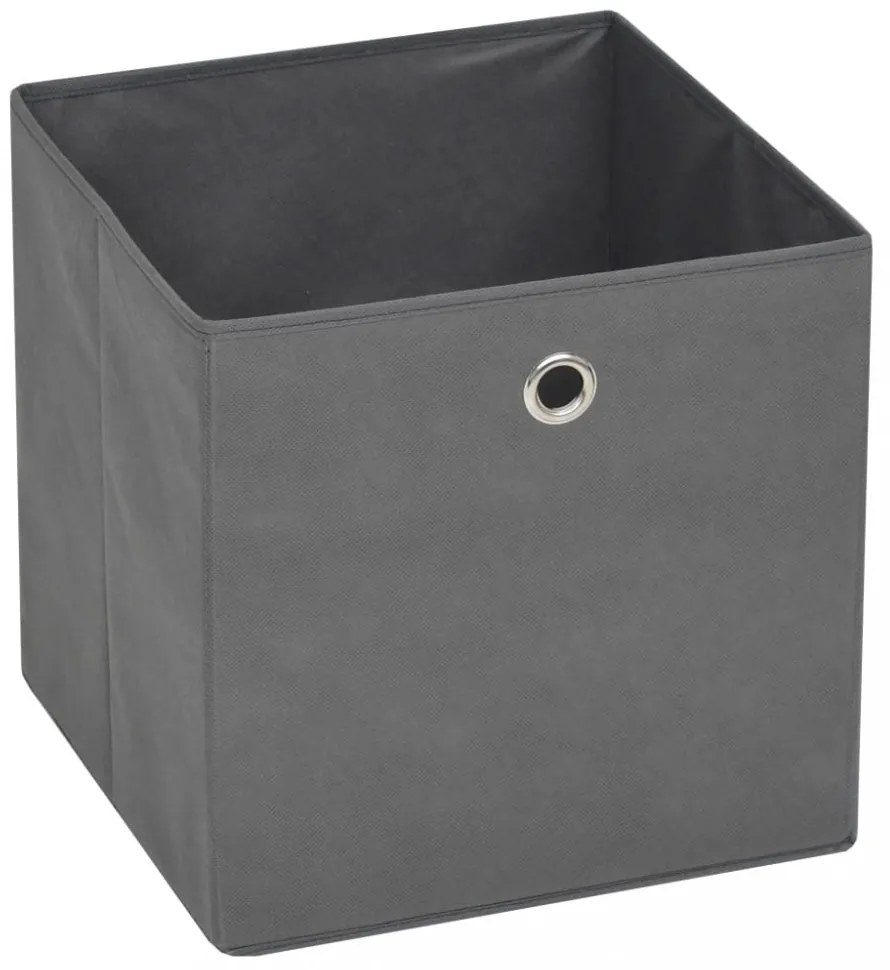 4 db szürke, nem szőtt tárolódoboz 32 x 32 x 32 cm