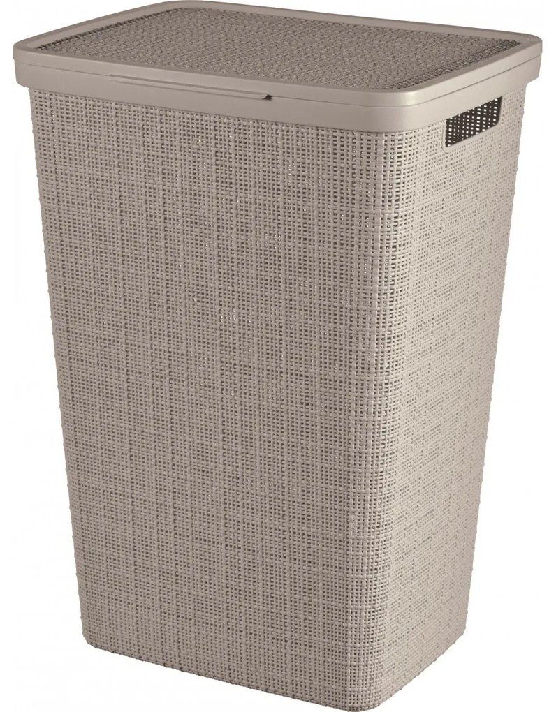 Curver szennyeskosár Jute 58 l, taupe