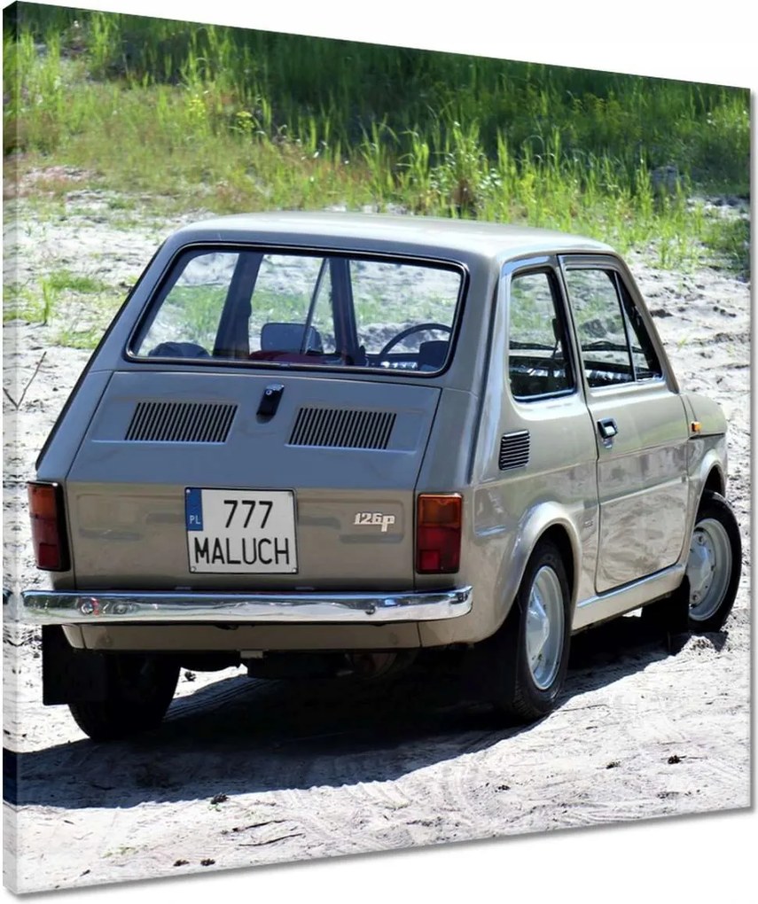 Vászonkép 50x50 Kisautó Fiat 126p Kisautó