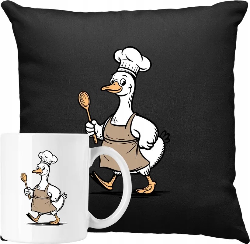 Bögre Szett Párna Lúd Szakács Vicces Ajándék ötlet