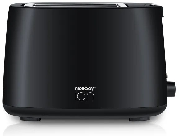 Niceboy ION Cruncher C1 - Kenyérpirító két lyukkal és pörkölővel 750W/230V fekete
