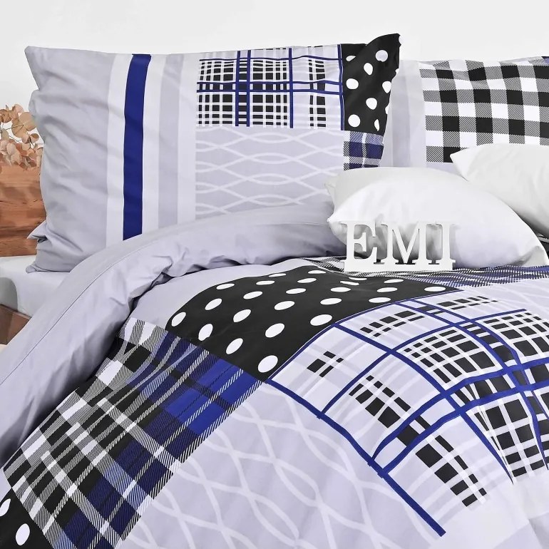 EMI Art pamut ágyneműhuzat, A standard egyszemélyes ágy szett tartalma: 1x 140x200 + 1x 70x90