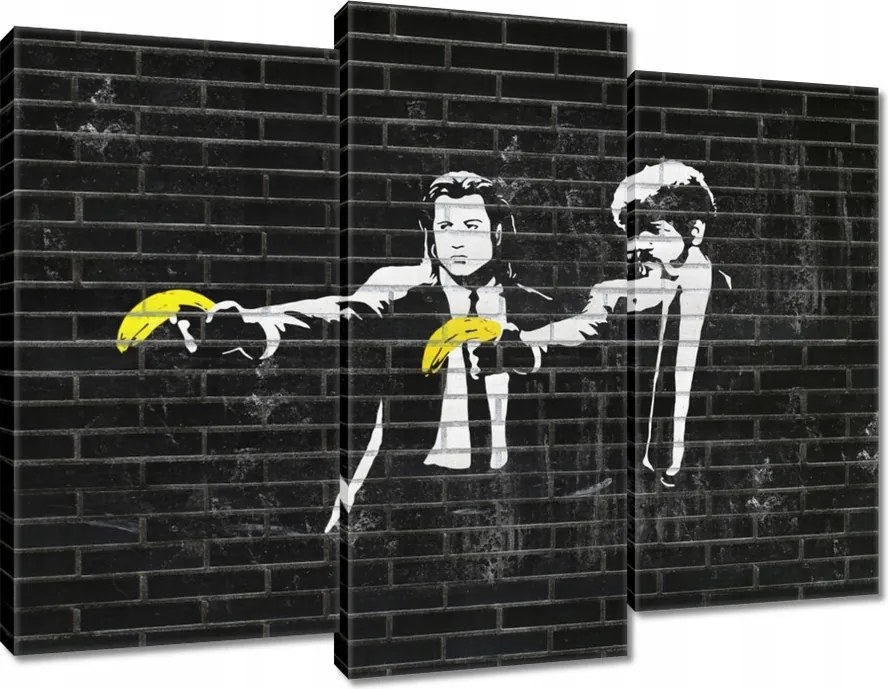 Vászonkép 90x70 Banksy Banana Fiction