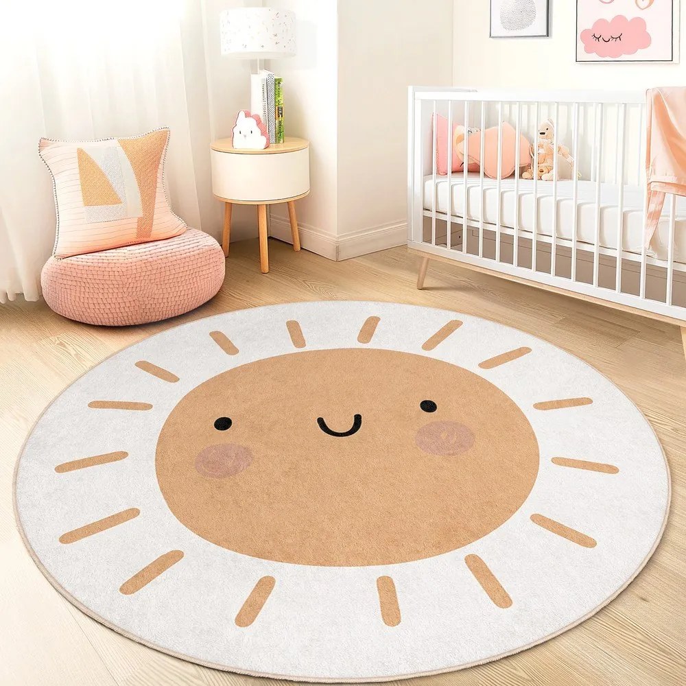 Mosható gyerek szőnyeg ø100 cm Sunny World – Mila Home