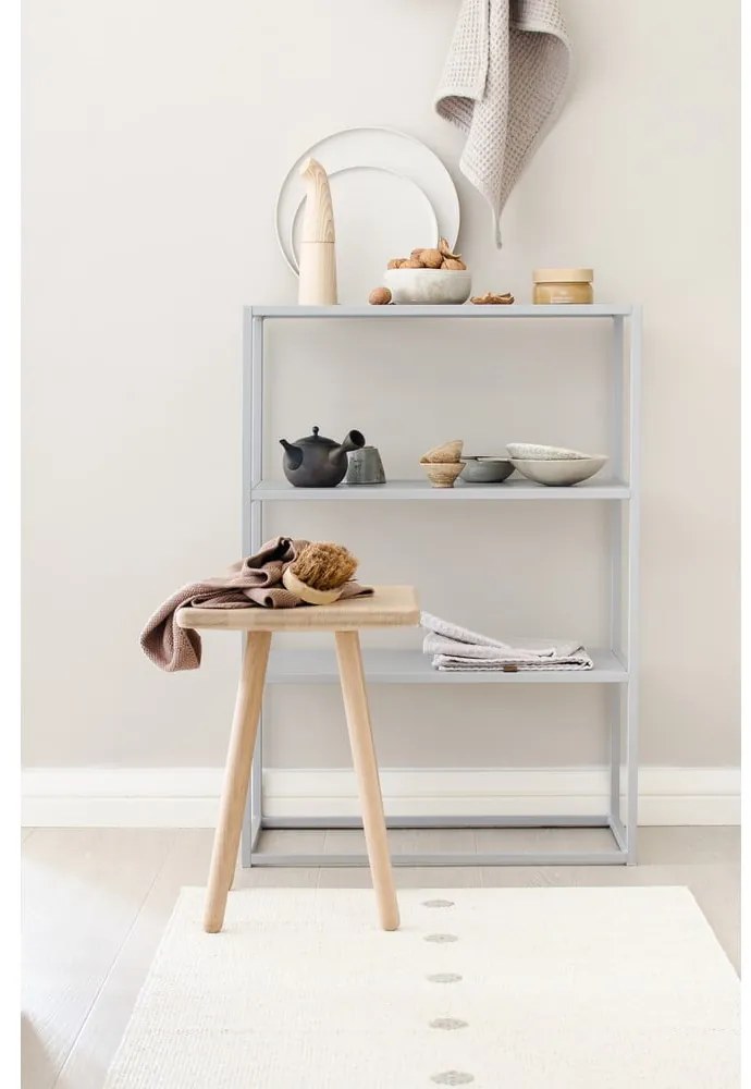 Bézs-krémszínű kültéri-beltéri szőnyeg 70x60 cm Peg Linen Vanilla – Pappelina