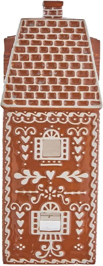 GINGERBREAD kerámia mézeskalács ház 30 cm