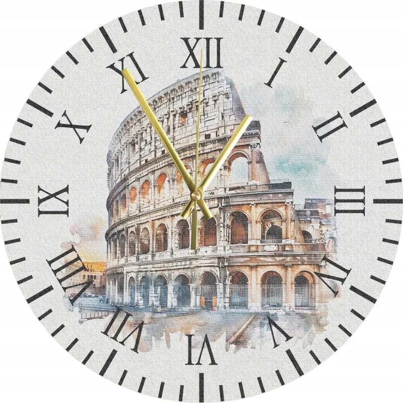Dekoratív Falióra Csendes nyomok Róma 45 cm