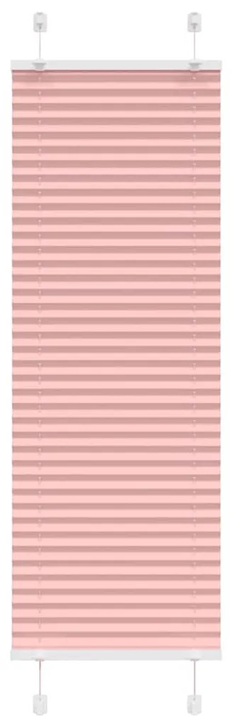 pliszírozott redőny rózsaszín 45x150 cm szövetszélesség 44,4 cm