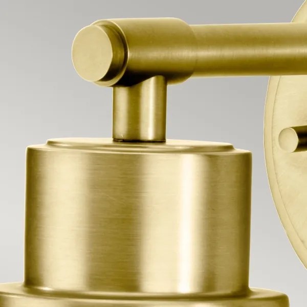 Elstead BATH-MORVAH1-BB - Fürdőszobai fali lámpa 1xE27/60W/230V IP44 arany