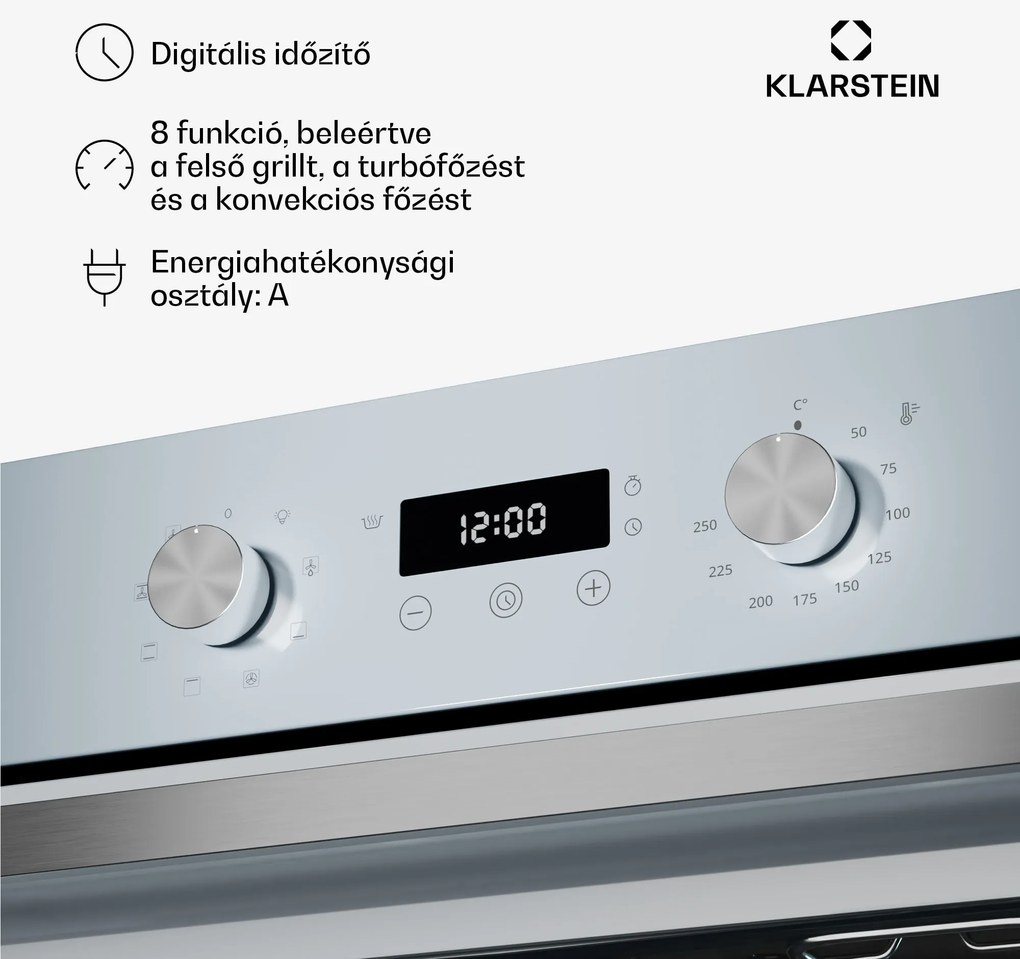 Klarstein SpaceSmart Kompakt beépített sütő