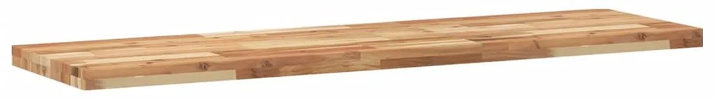 olajbevonatú tömör akácfa függőpolc 140 x 40 x 4 cm