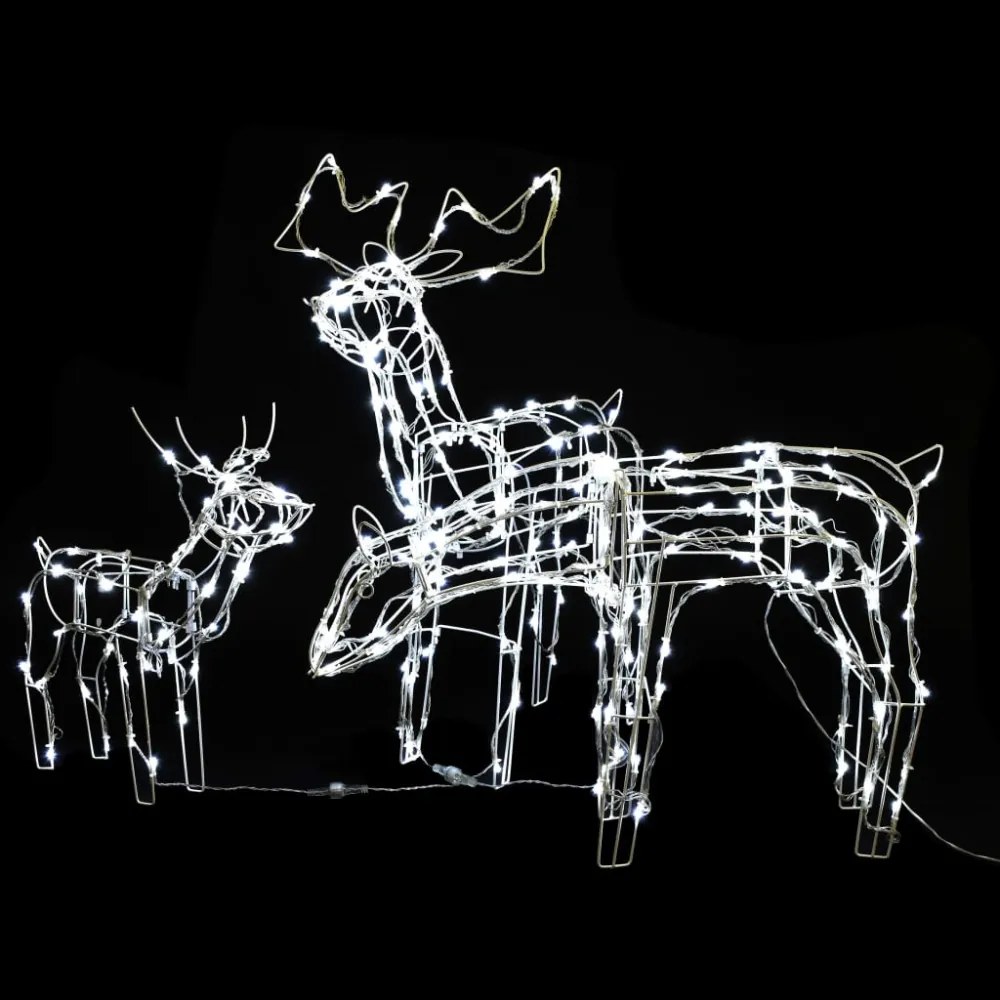 3 részes karácsonyi rénszarvasos díszvilágítás 229 LED