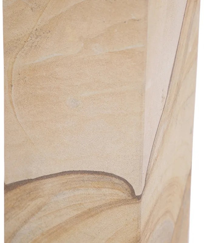 Modern álló kültéri lámpa homokkő 70 cm - morcos