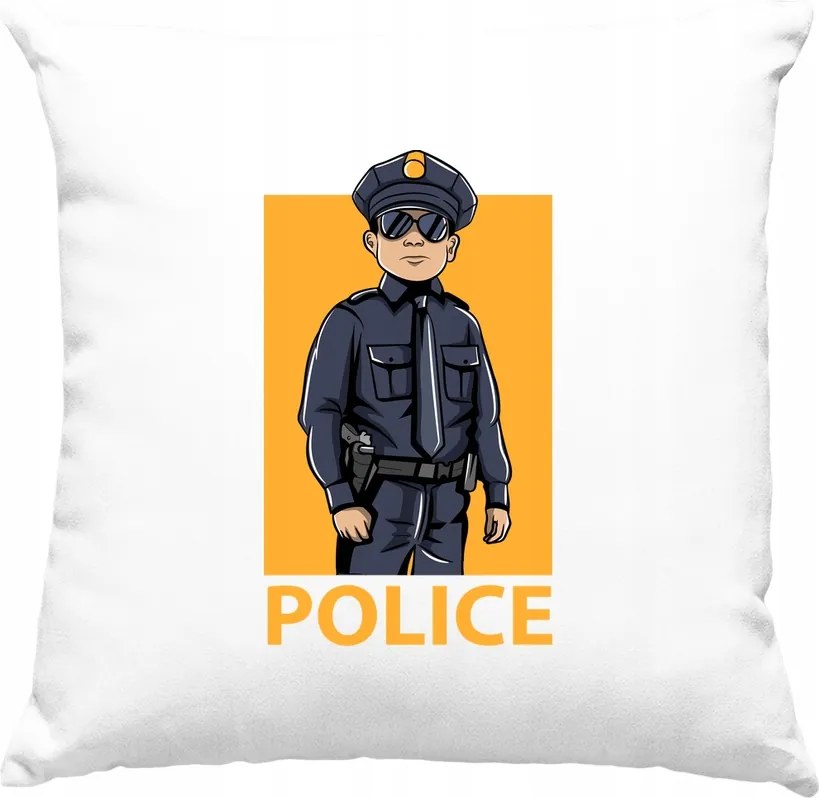 Rendőrségi párna 1 fehér