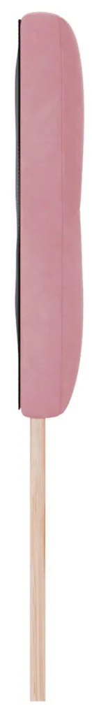 Fejtámla Gombos Rózsaszín 140 cm Bársony