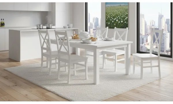 NATE fehér étkezőszék