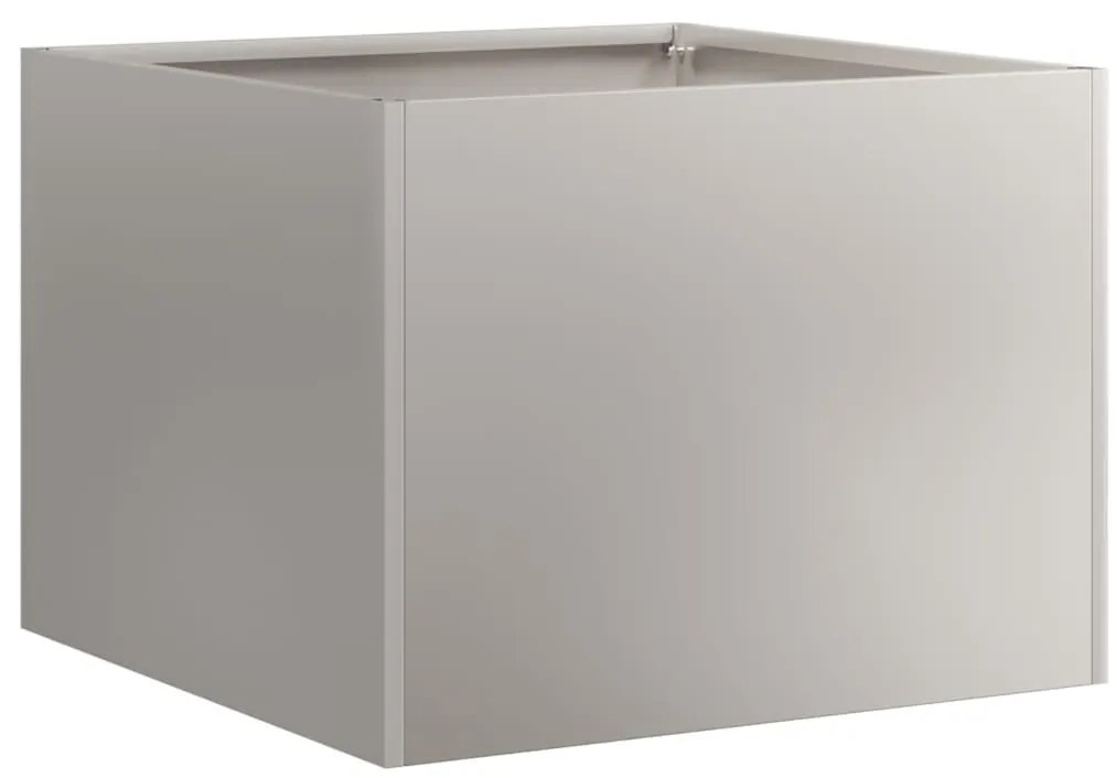 ültető rozsdás 40x40x30 cm időjárásálló acélból