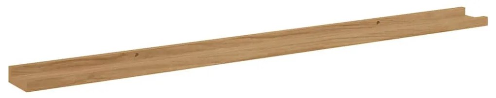 Falpolc polcokkal tárolóval 2 pcs Barna 115 x 9 x 3 cm Faanyag