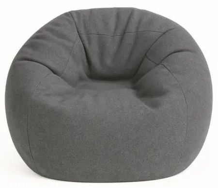 XL beltéri babzsákfotel – sötétszürke