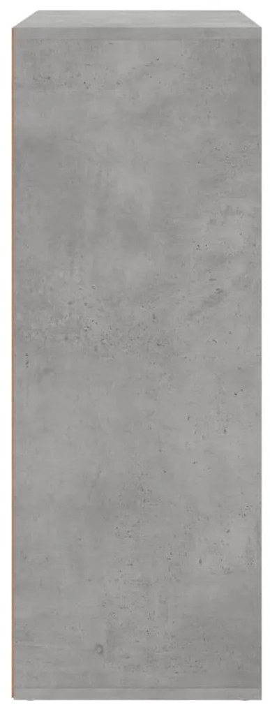 2 db betonszürke szerelt fa tálalószekrény 60 x 31 x 84 cm