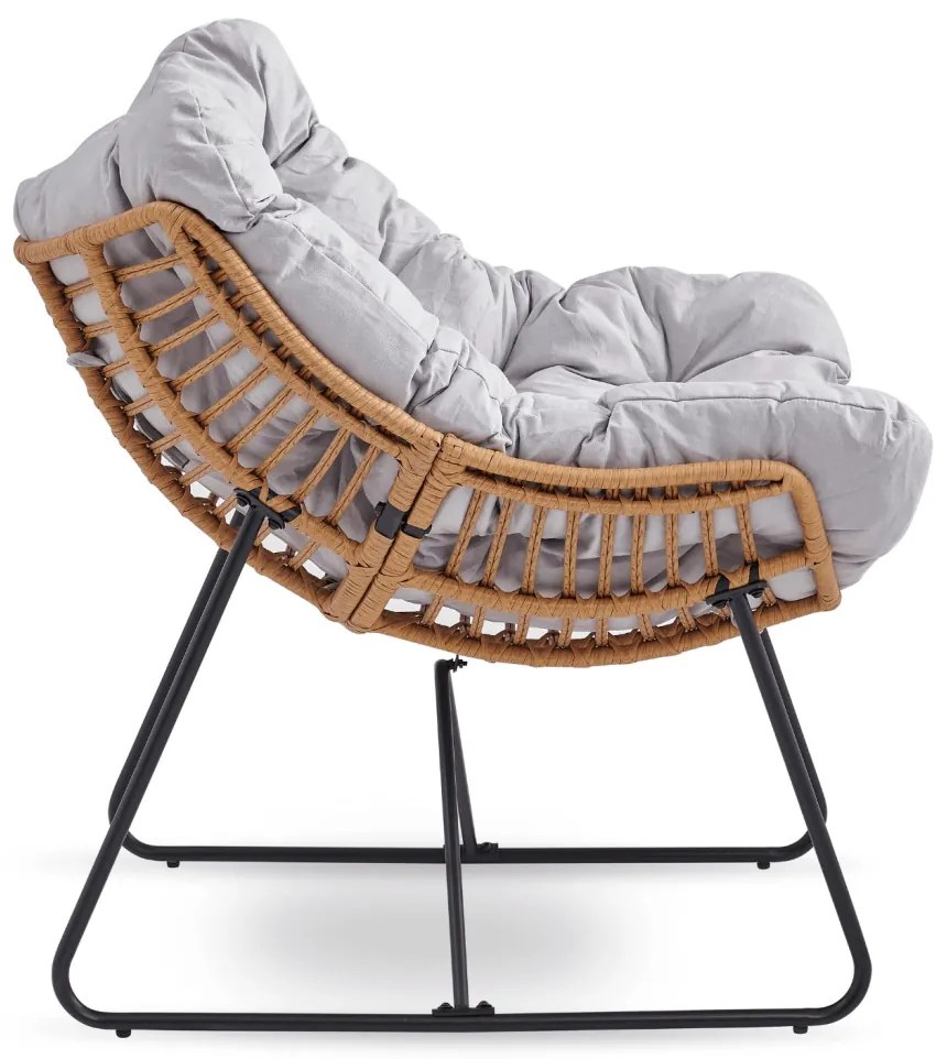 Fotel Wypoczynkowy FIN Szary