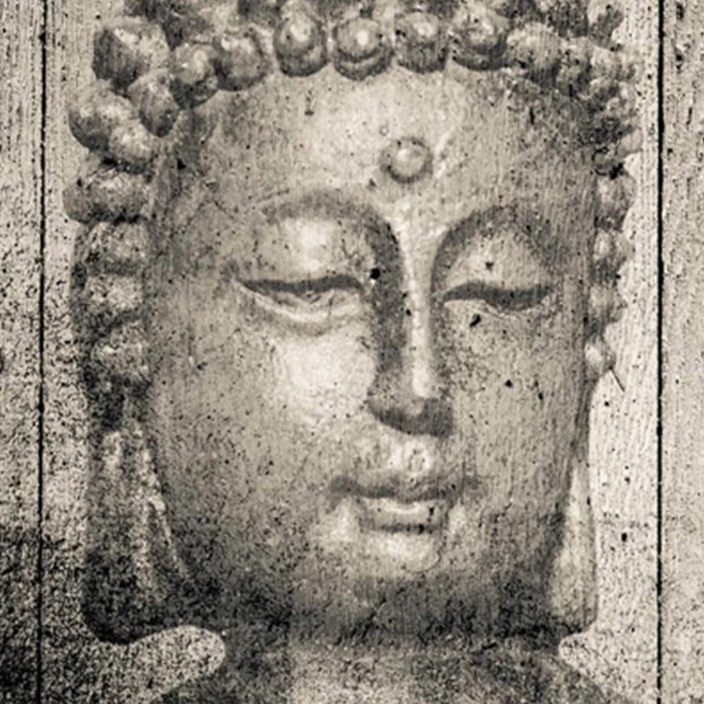 Gario Paraván Buddha szürke képe Méret: 180 x 170 cm, Kivitelezés: Klasszikus paraván