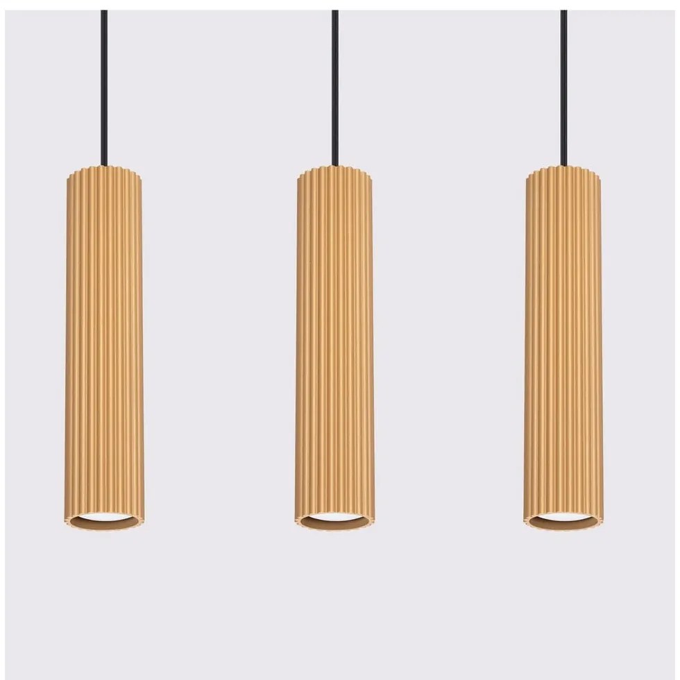 Aranyszínű függőlámpa Gleam – Sollux