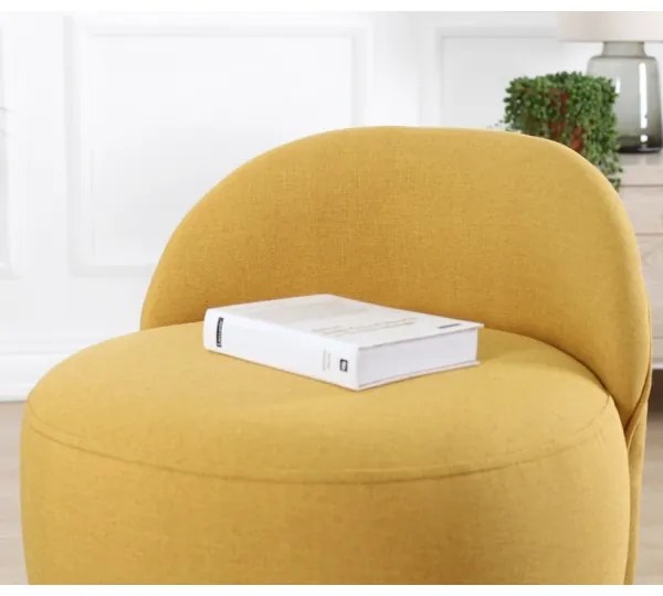 NIKI puff, átmérő 46 cm, sárga