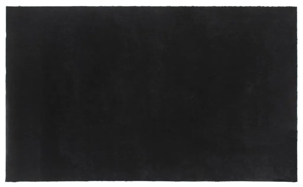 ajtószőnyeg Fekete 90x150 cm Tuftolt kókuszrostos szőnyeg