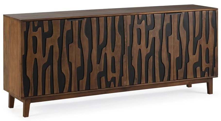 Barna mangófa komód 190x80x40 cm Kantu – MOME