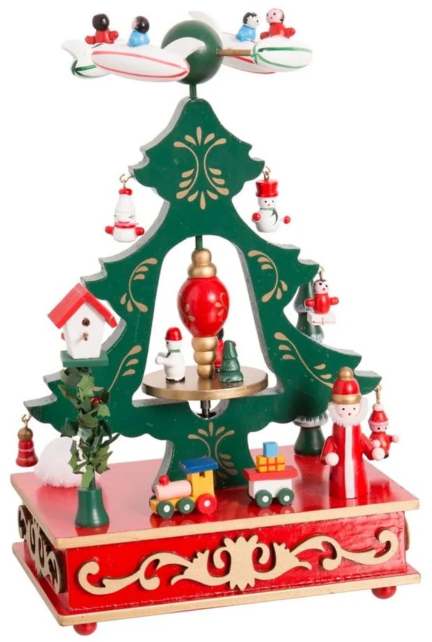 Fa zenélő figura (magasság 24 cm) Christmas Tree – Casa Selección