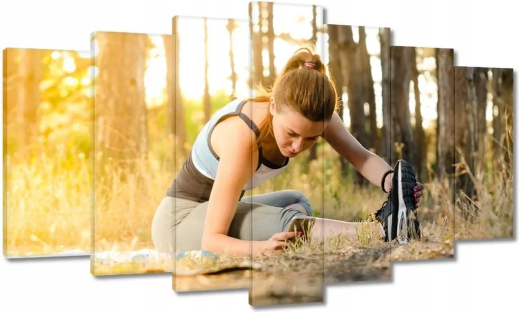 Festmények 140x80 Stretching a természetben