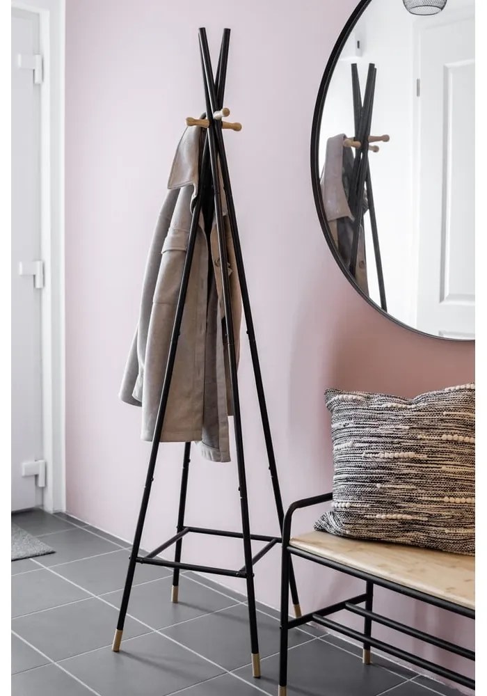 Fekete fém fogas Loft – Wenko