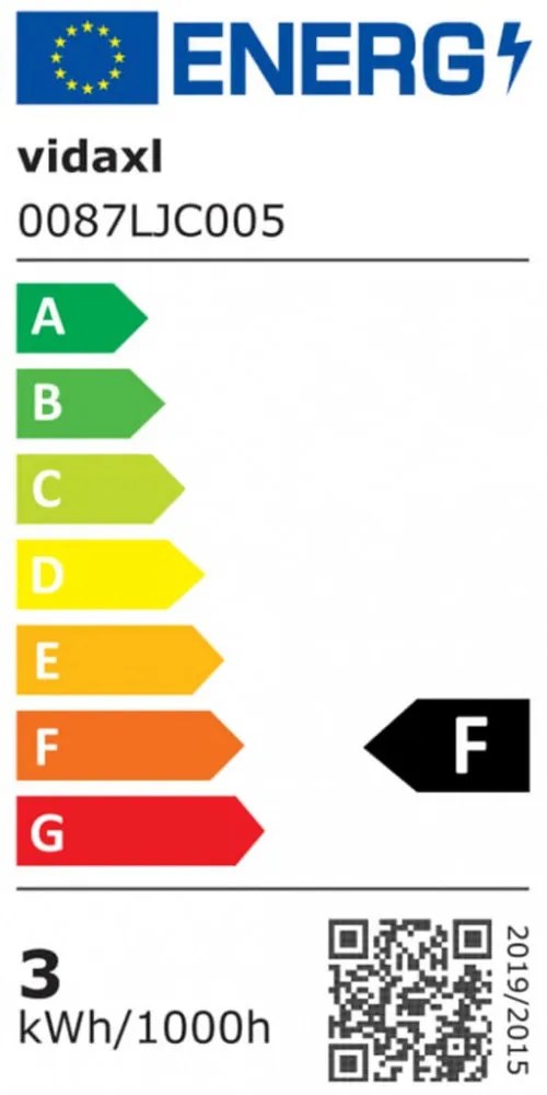 2 db fekete négyzet alakú kültéri LED falilámpa 3 W