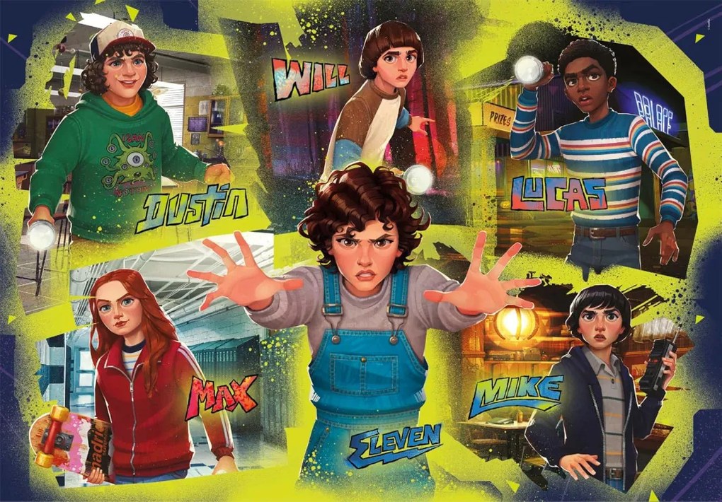Stranger Things Tales 180 db-os puzzle Clementoni