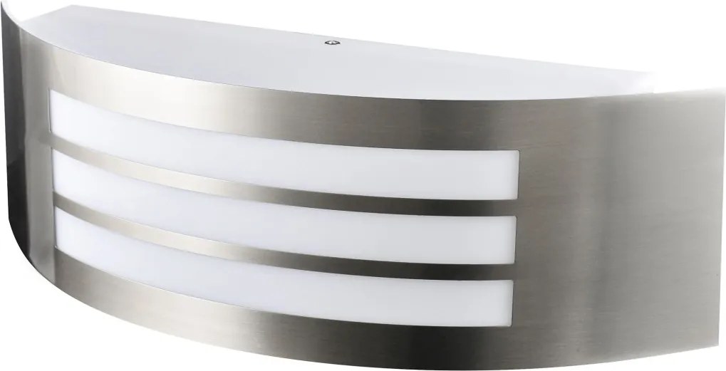 POLUX 303387 SITOM Modern Kültéri Fali Lámpa Ezüst E27 IP44