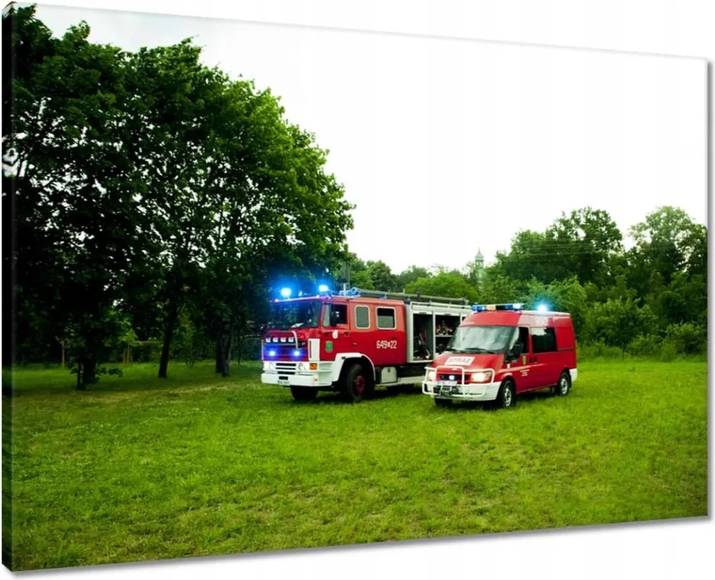 Vászonkép 70x50 Tűzoltóság