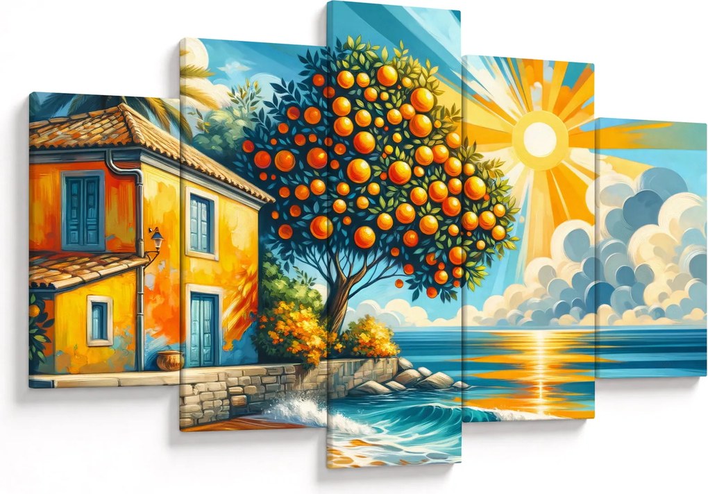 Kép - Ház narancsokkal I. (150x105 cm)
