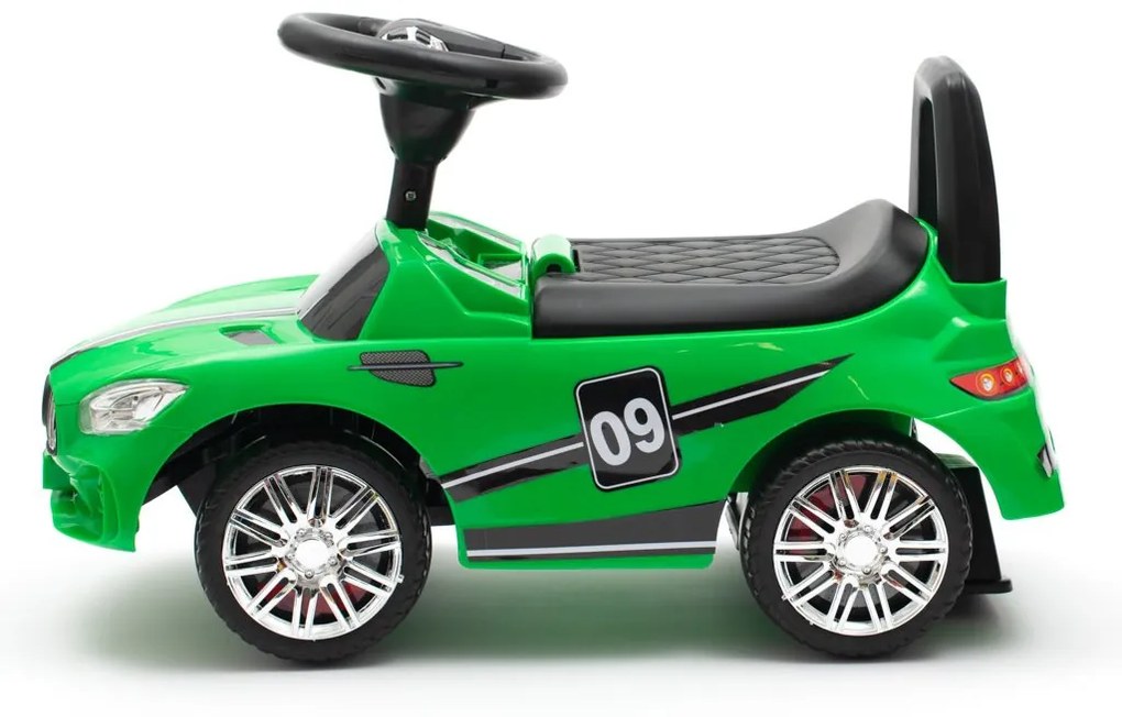 Zenélő bébitaxi Baby Mix RACER zöld