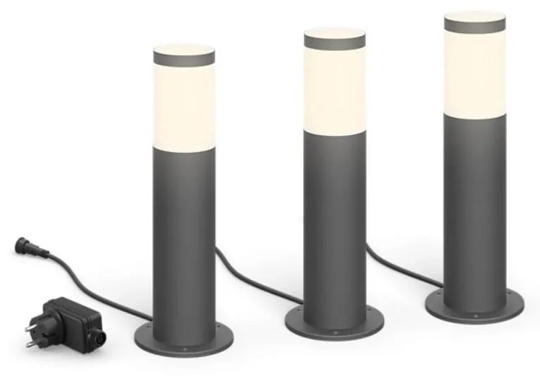 Philips Philips - KÉSZLET 3x LED Kültéri lámpa UTRECHT GARDENLINK LED/24W/230V 2700K IP44 P5489