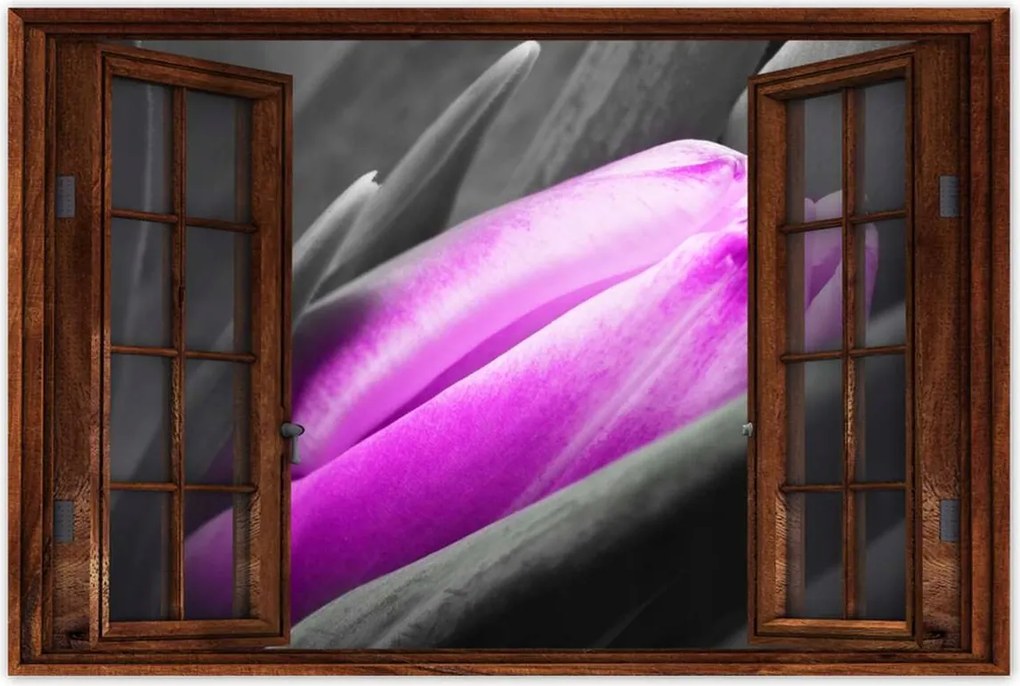 Poszterek 120x80 Lila tulipán