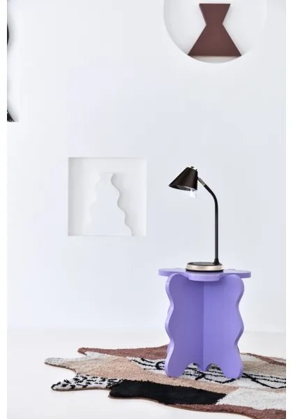 Immax 08971L - FINCH LED asztali lámpa, 9W, 12cm, 230V, barna/arany