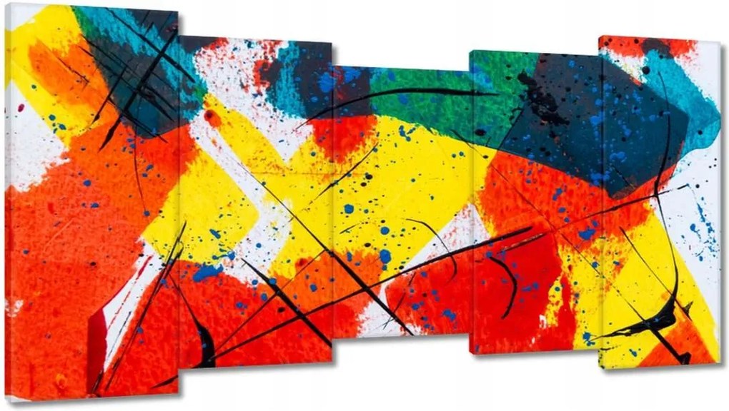 Festmények 150x80 Absztrakt Kutyák