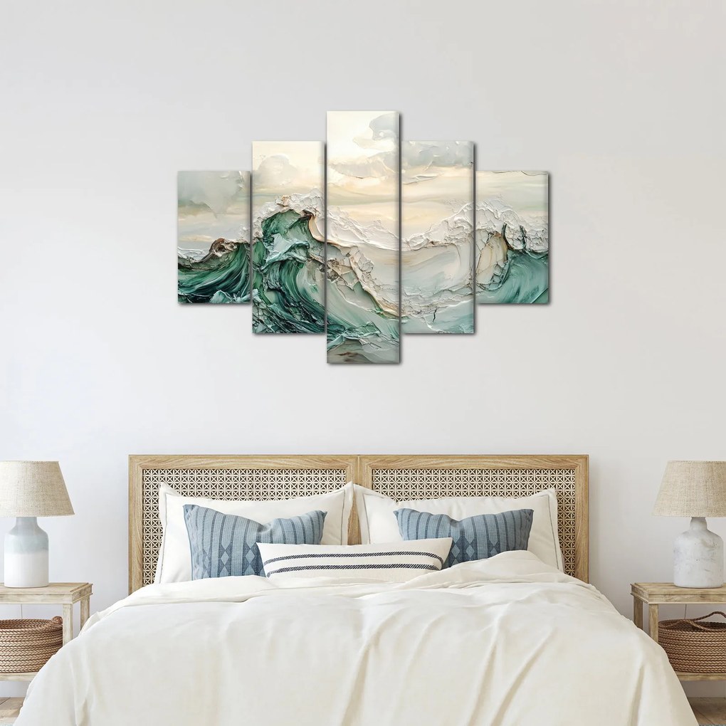 Kép - 3D tengeri absztrakció (150x105 cm)