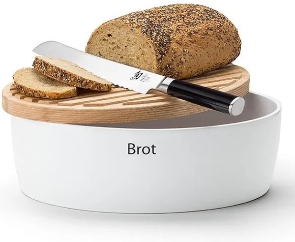 Continenta C3930 - Kenyértartó 13,5x30 cm fehér/bézs