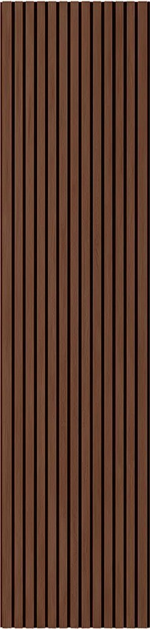 Akusztikus falpanel dió hatású 260x60x1,8 cm