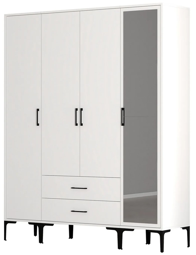 Ruhásszekrény Kiara STR (fehér). Akció -15%. 1088460